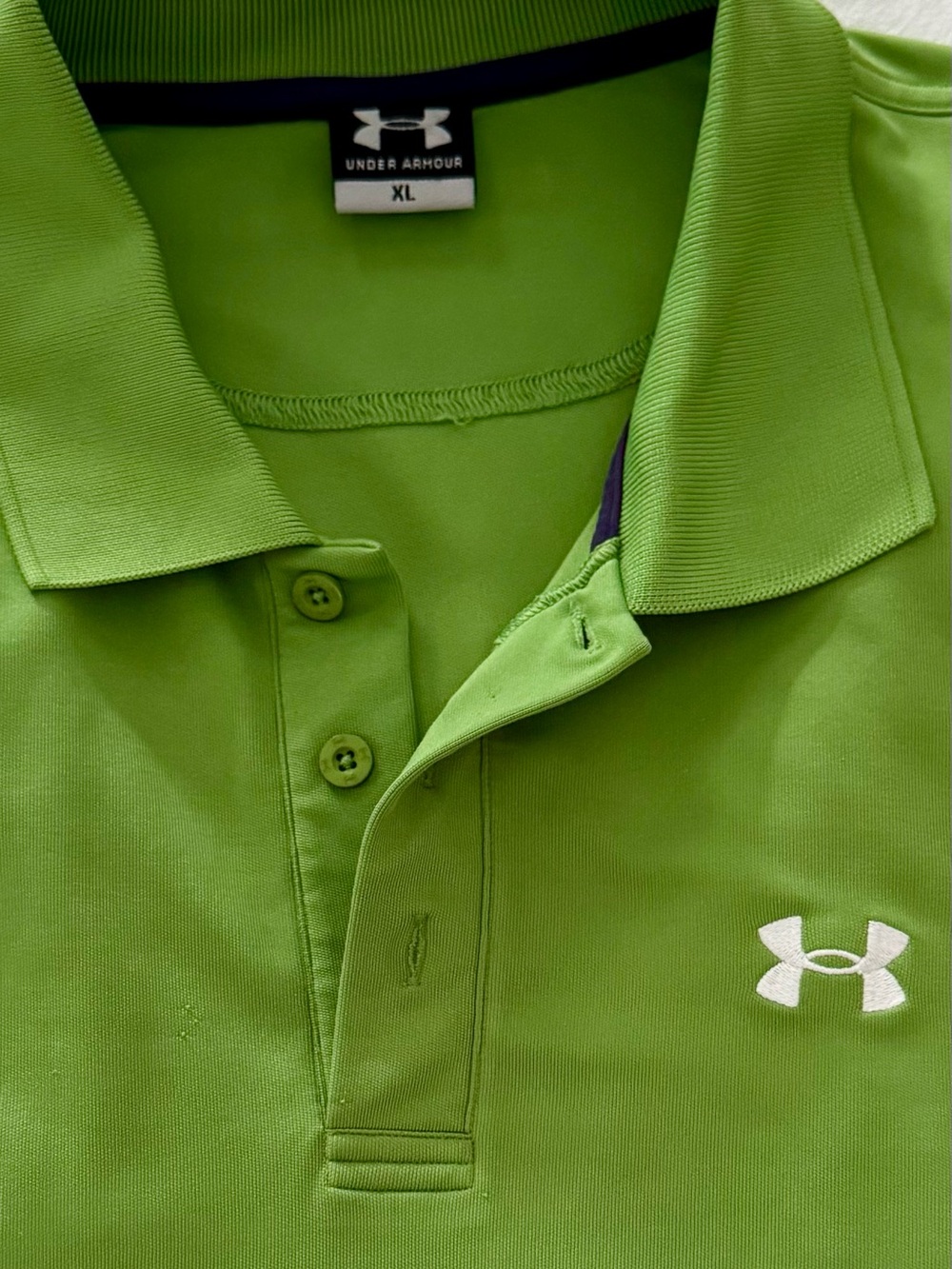 Under Armour Men’s Lime Green Polo Shirt
